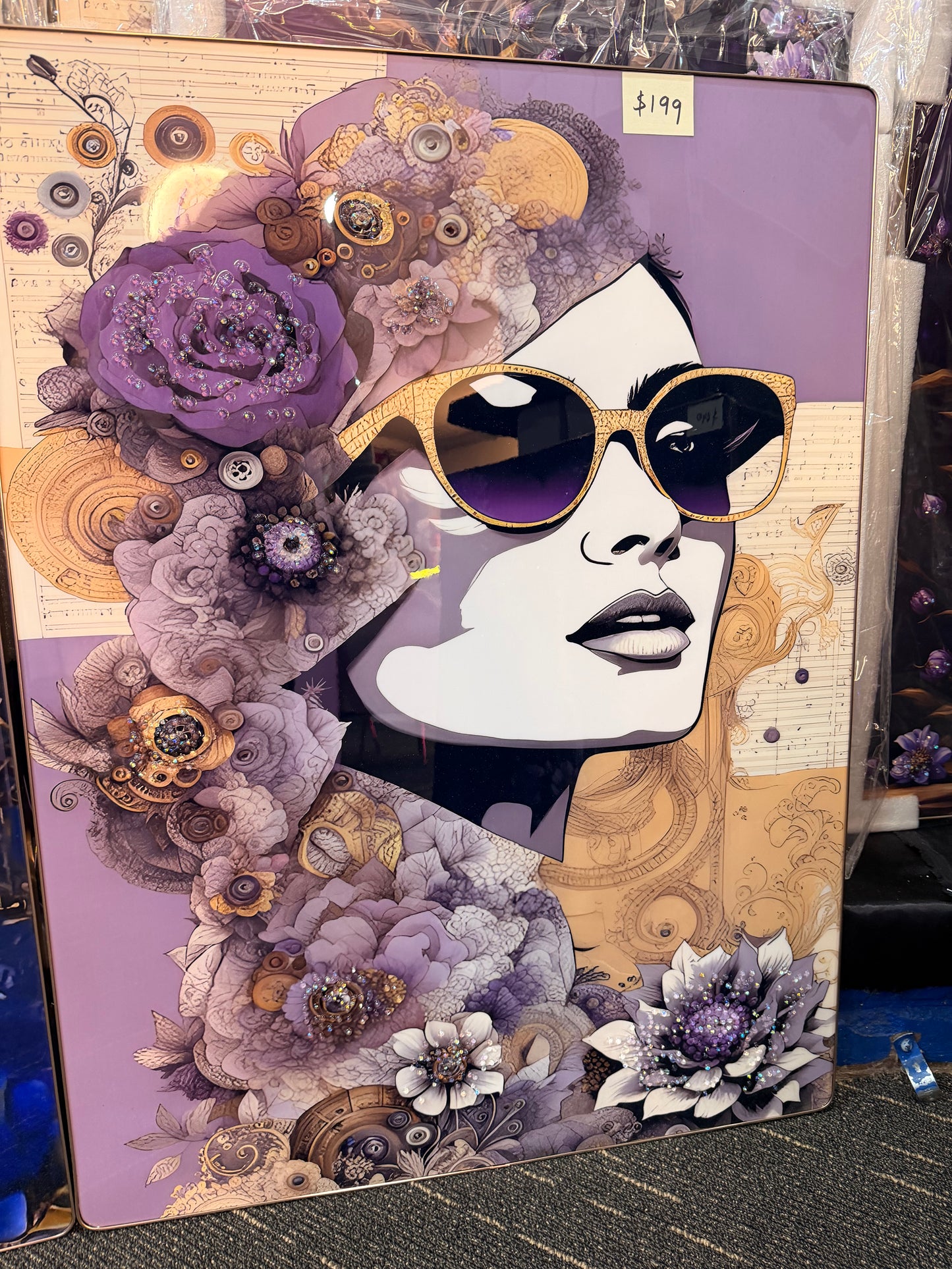 Vintage Muse Wall Art – 60x80cm