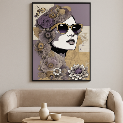 Vintage Muse Wall Art – 60x80cm