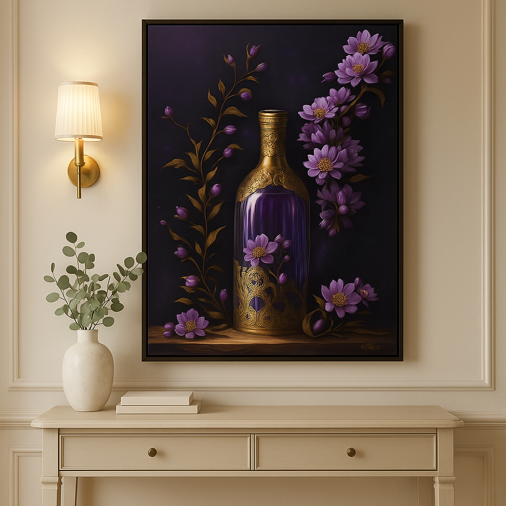 Golden Bloom Elixir – 50x70cm