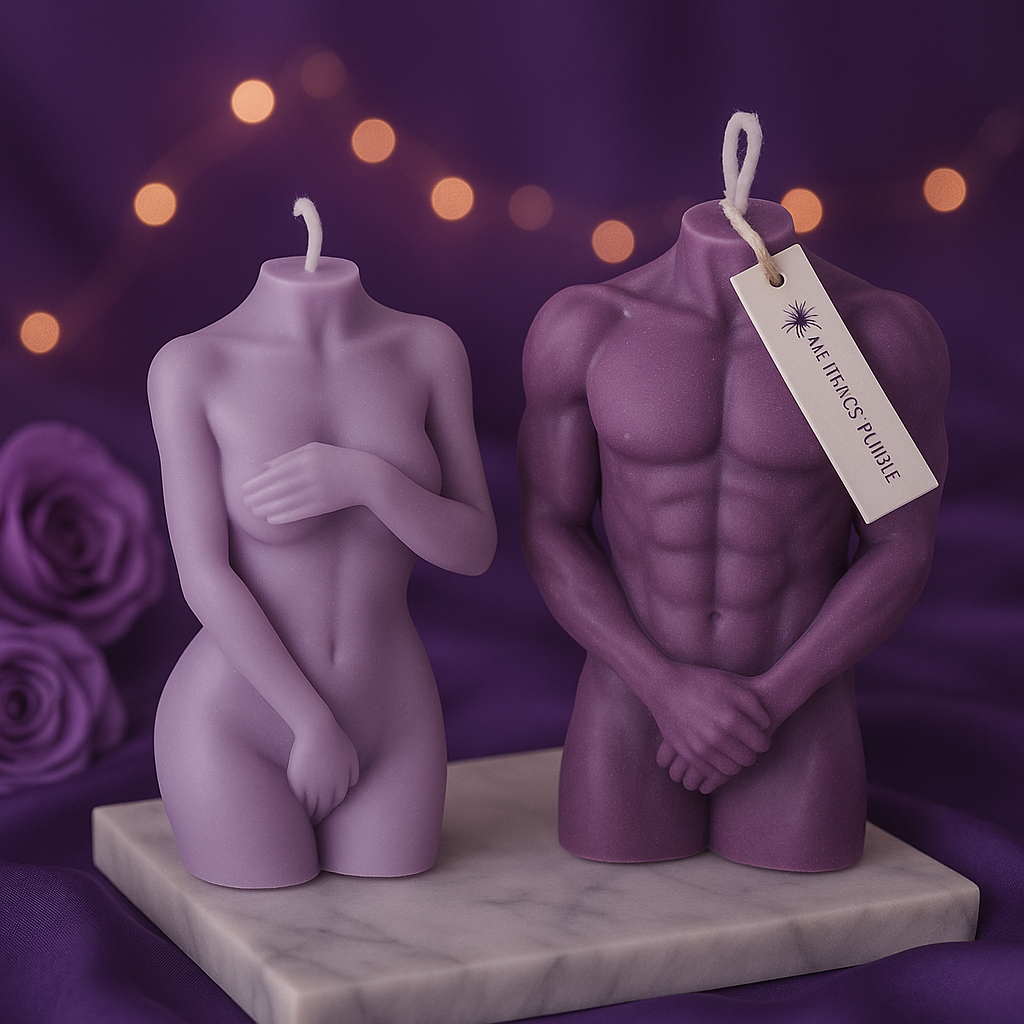 Sculpted Body Candle Duo – Elegant Couple Limited Edition