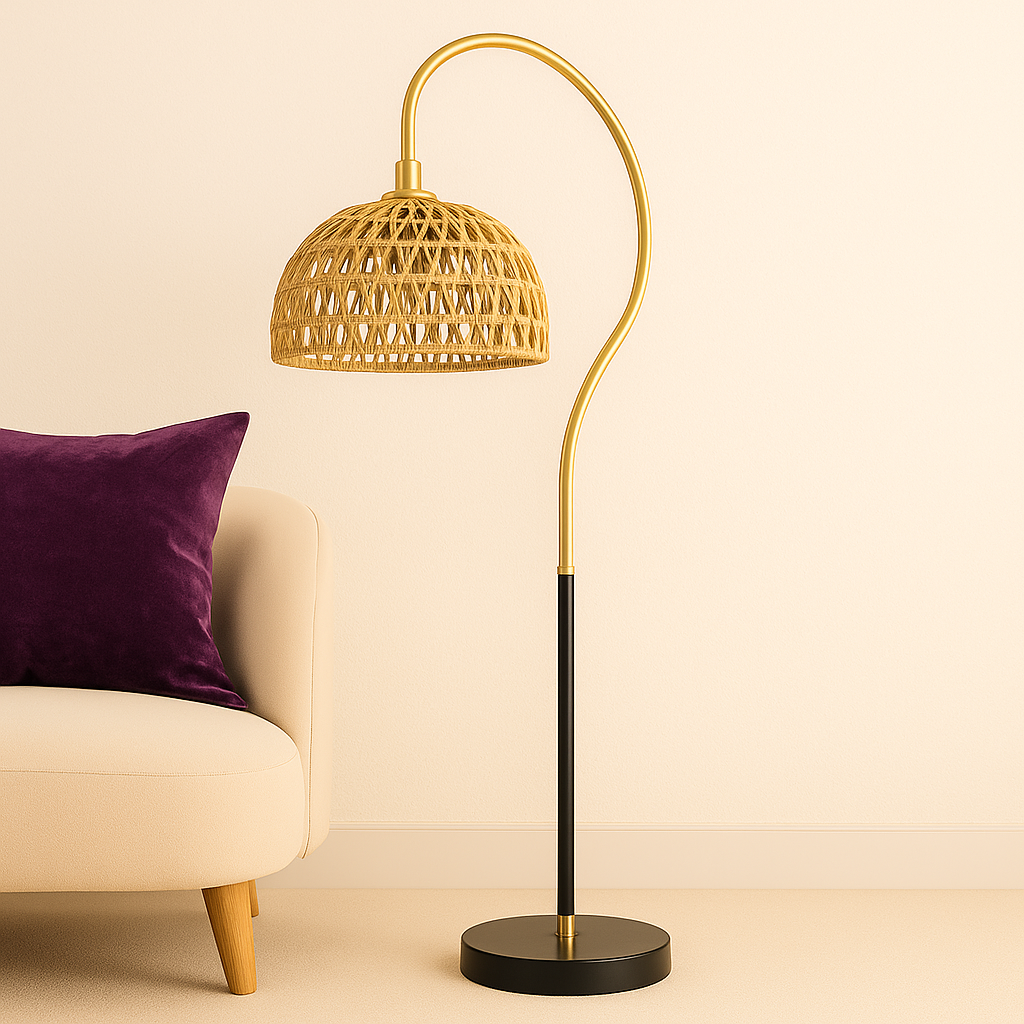 Woven Glow Floor Lamp