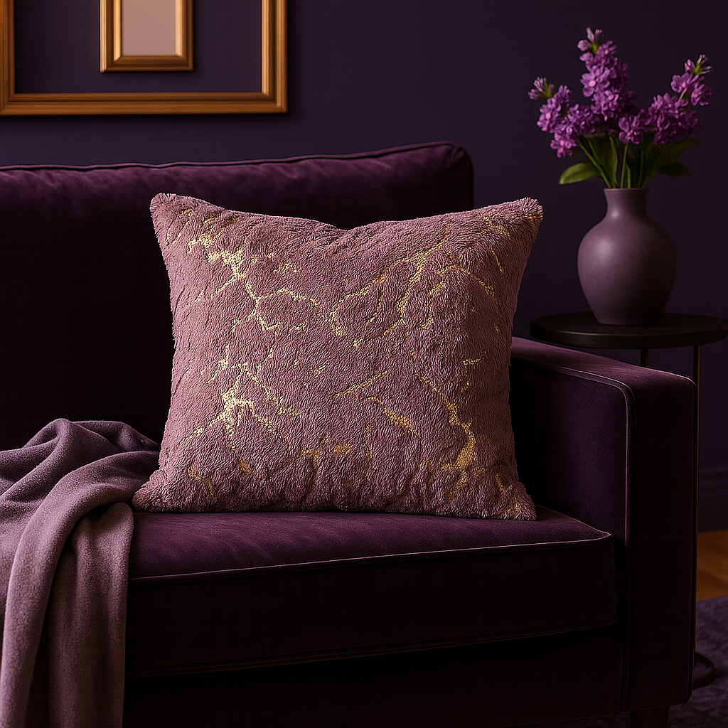 Lightning Velvet Cushion