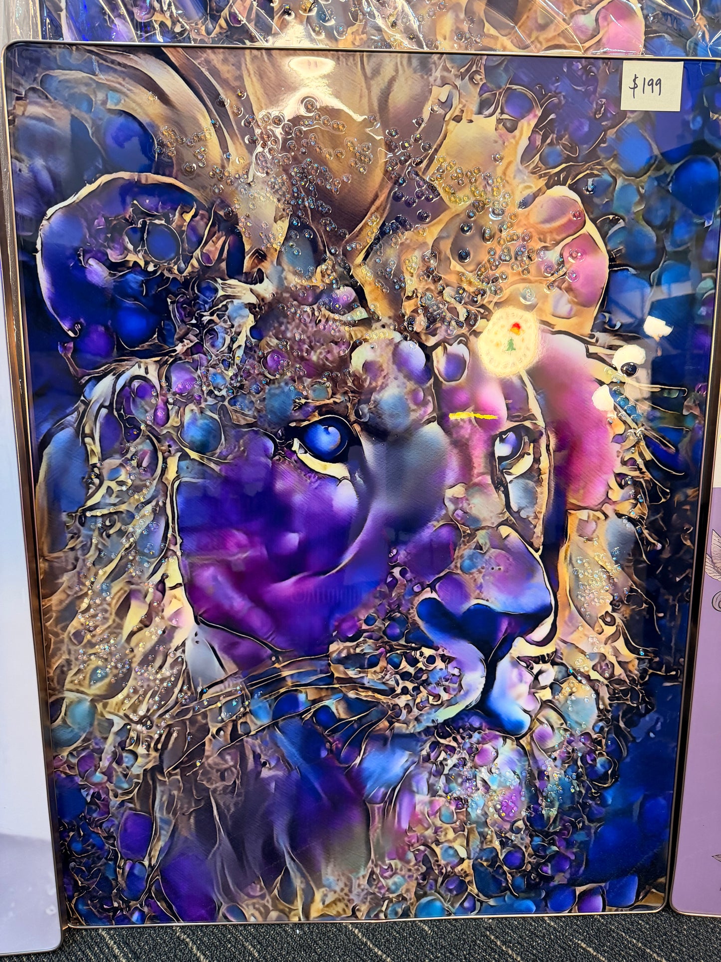 Majestic Royal Lion Wall Art – 60x80cm