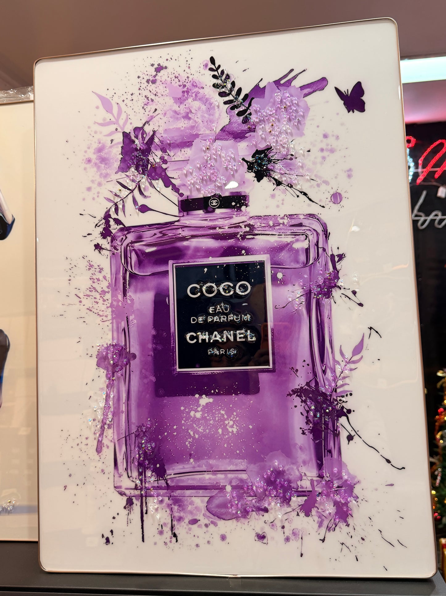 Chanel Perfume Wall Art - Available in 2 sizes