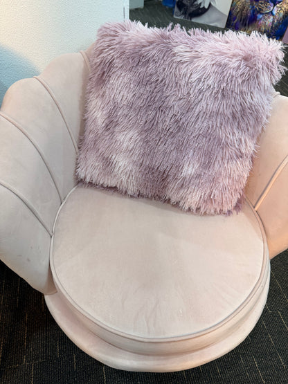 Fluffy Vibes Cushion - Blush Purple