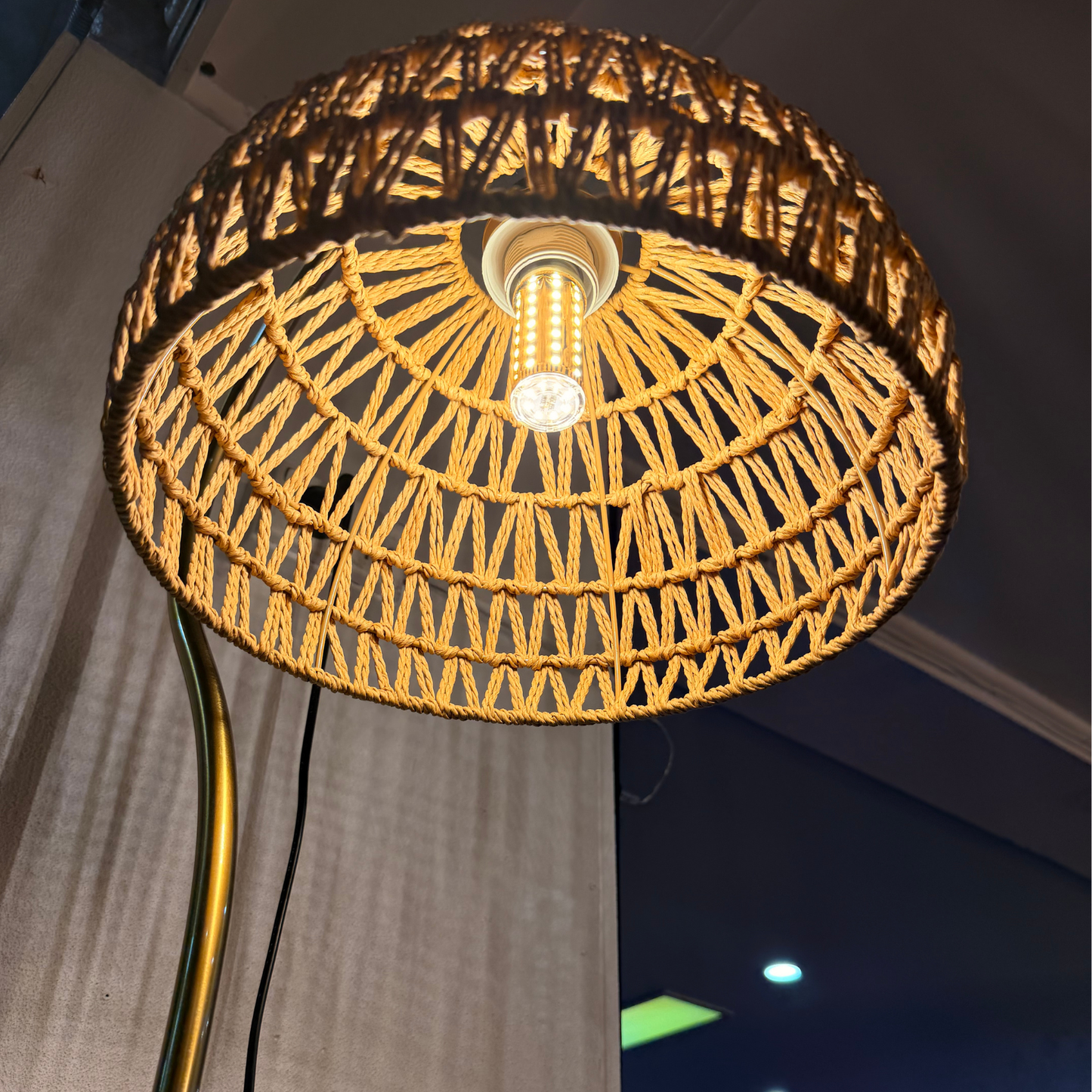 Woven Glow Floor Lamp